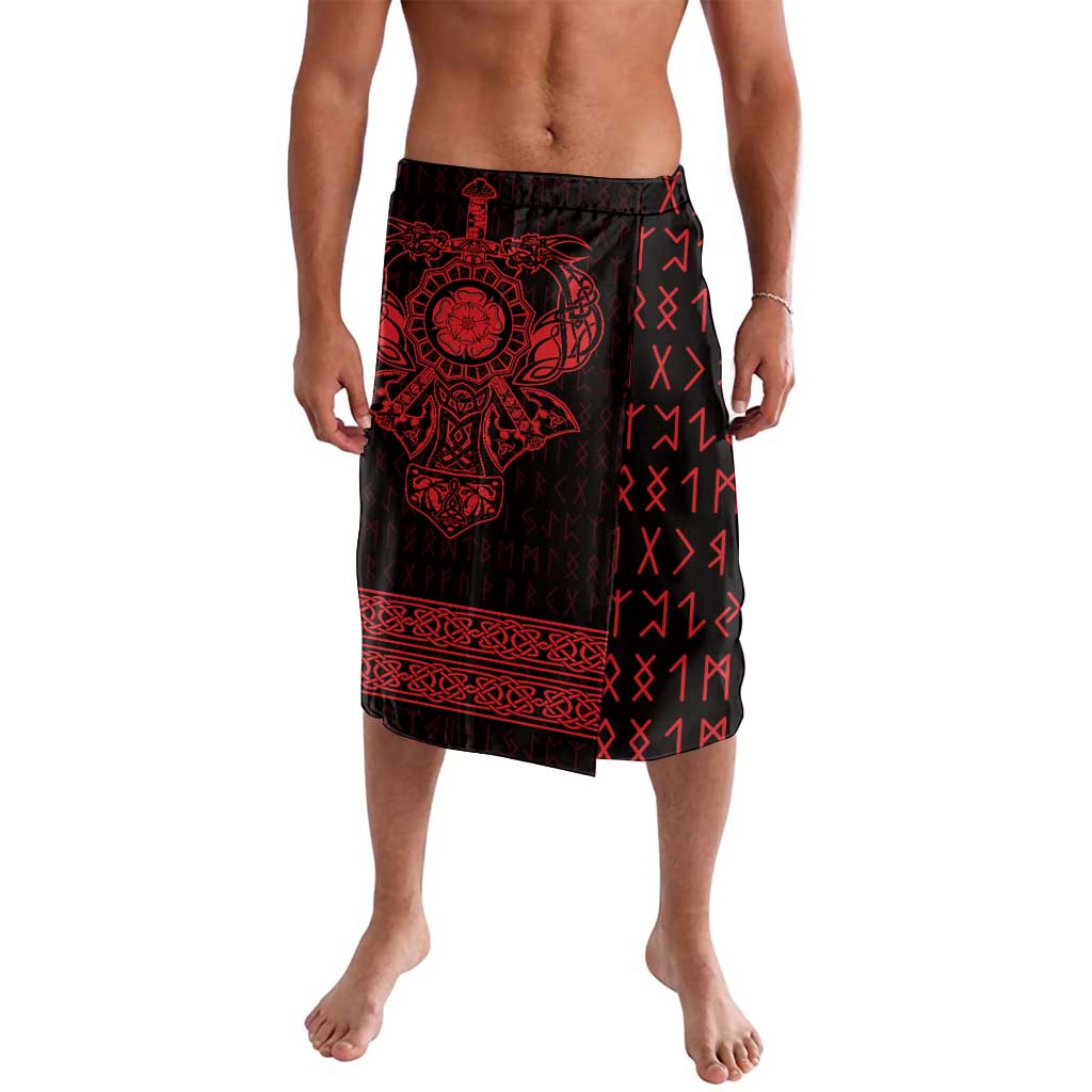 Vikings from Yorkshire Lavalava Red Spirit of Jorvik - Wonder Print Shop