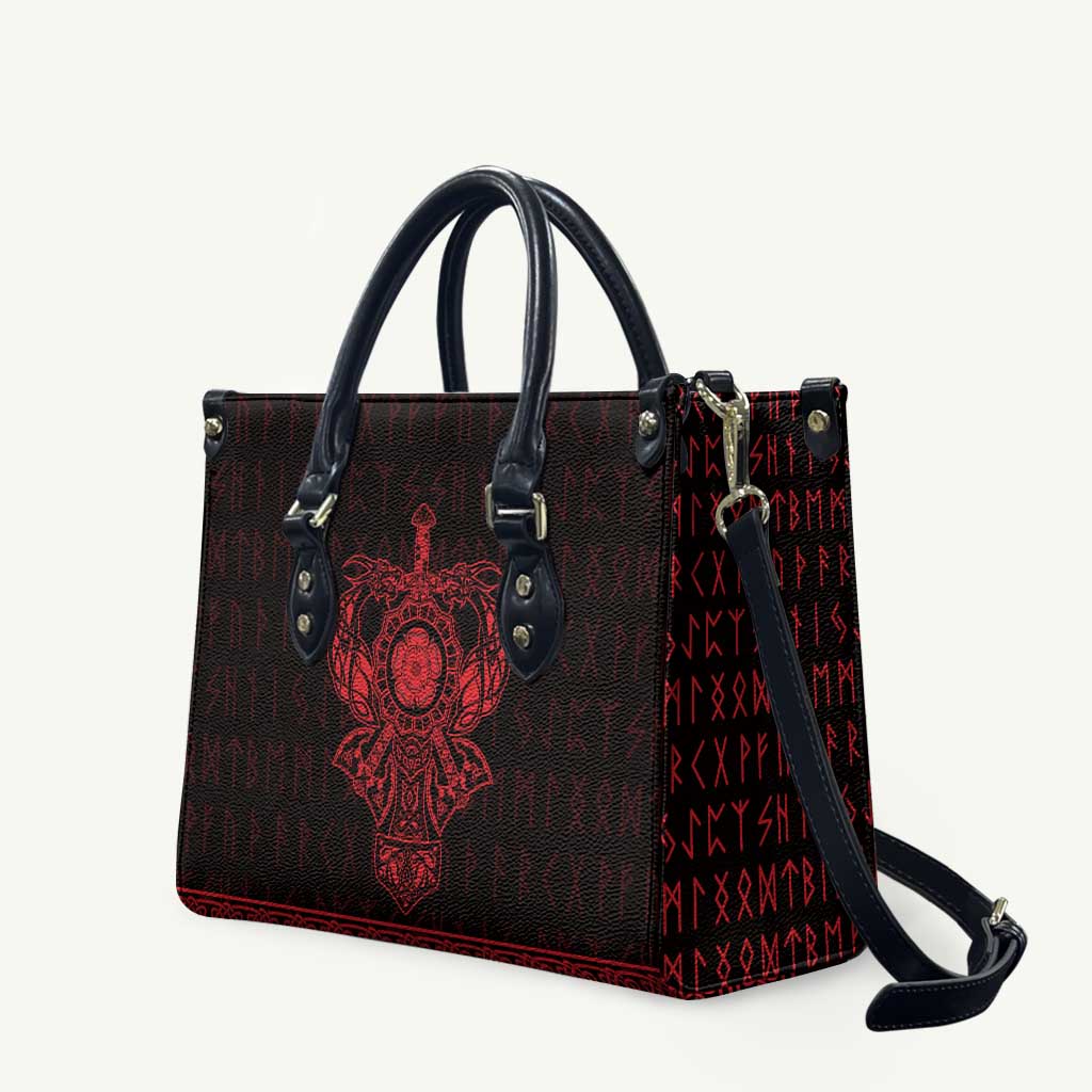 Vikings from Yorkshire Leather Bag Red Spirit of Jorvik - Wonder Print Shop