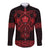 Vikings from Yorkshire Long Sleeve Button Shirt Red Spirit of Jorvik - Wonder Print Shop