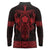 Vikings from Yorkshire Long Sleeve Polo Shirt Red Spirit of Jorvik - Wonder Print Shop