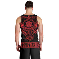 Vikings from Yorkshire Men Tank Top Red Spirit of Jorvik - Wonder Print Shop