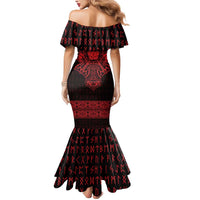 Vikings from Yorkshire Mermaid Dress Red Spirit of Jorvik - Wonder Print Shop
