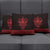 Vikings from Yorkshire Pillow Cover Red Spirit of Jorvik - Wonder Print Shop