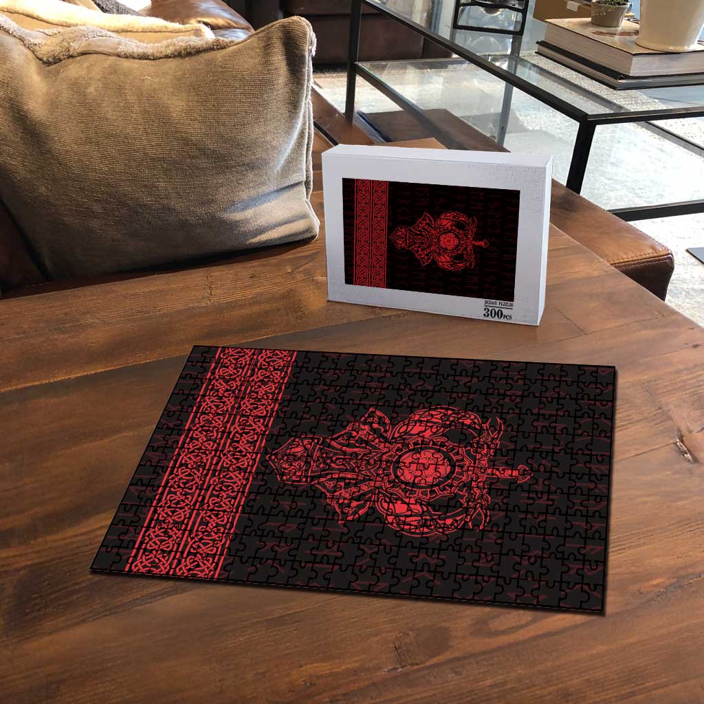 Vikings from Yorkshire Puzzle Red Spirit of Jorvik - Wonder Print Shop