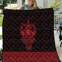 Vikings from Yorkshire Quilt Red Spirit of Jorvik - Wonder Print Shop