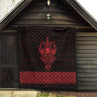 Vikings from Yorkshire Quilt Red Spirit of Jorvik - Wonder Print Shop