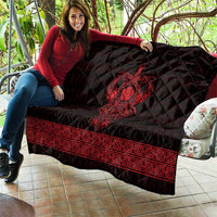 Vikings from Yorkshire Quilt Red Spirit of Jorvik - Wonder Print Shop