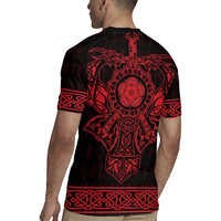 Vikings from Yorkshire Rugby Jersey Red Spirit of Jorvik - Wonder Print Shop