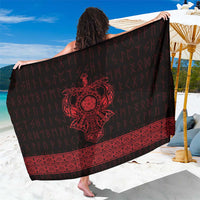 Vikings from Yorkshire Sarong Red Spirit of Jorvik - Wonder Print Shop