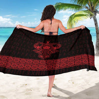 Vikings from Yorkshire Sarong Red Spirit of Jorvik - Wonder Print Shop