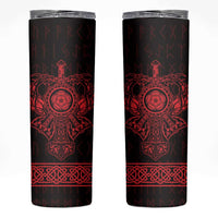 Vikings from Yorkshire Skinny Tumbler Red Spirit of Jorvik - Wonder Print Shop