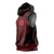 Vikings from Yorkshire Sleeveless Hoodie Red Spirit of Jorvik - Wonder Print Shop