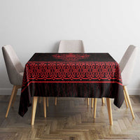 Vikings from Yorkshire Tablecloth Red Spirit of Jorvik - Wonder Print Shop