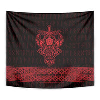 Vikings from Yorkshire Tapestry Red Spirit of Jorvik - Wonder Print Shop