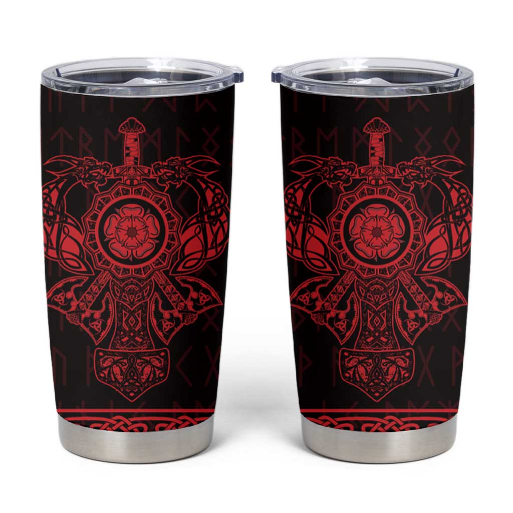 Vikings from Yorkshire Tumbler Cup Red Spirit of Jorvik - Wonder Print Shop