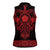 Vikings from Yorkshire Women Sleeveless Polo Shirt Red Spirit of Jorvik - Wonder Print Shop
