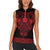 Vikings from Yorkshire Women Sleeveless Polo Shirt Red Spirit of Jorvik - Wonder Print Shop