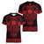 Vikings from Yorkshire Women V-Neck T-Shirt Red Spirit of Jorvik - Wonder Print Shop