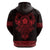 Vikings from Yorkshire Zip Hoodie Red Spirit of Jorvik - Wonder Print Shop