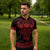 Vikings from Yorkshire Zipper Polo Shirt Red Spirit of Jorvik - Wonder Print Shop