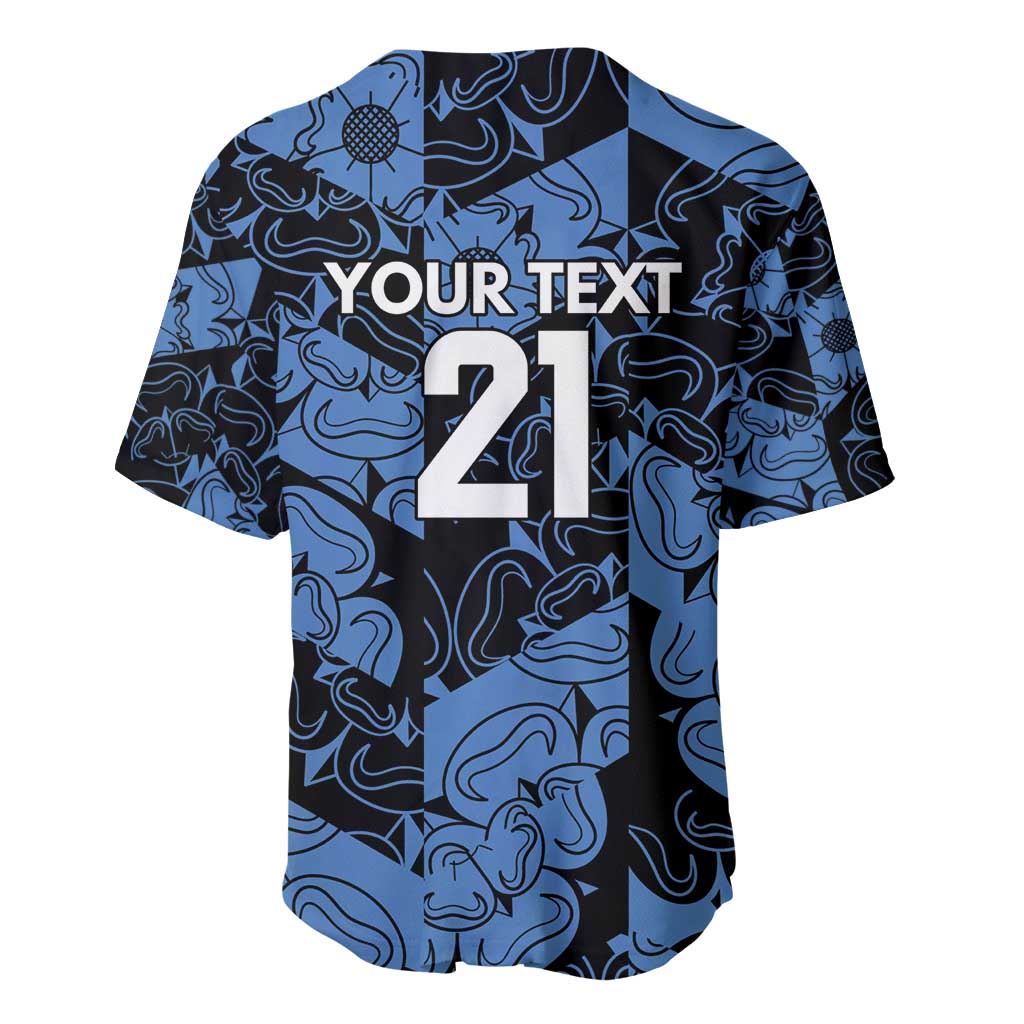 Custom Yorkshire Vikings Heritage Pride Baseball Jersey White Rose of Yorkshire - Wonder Print Shop