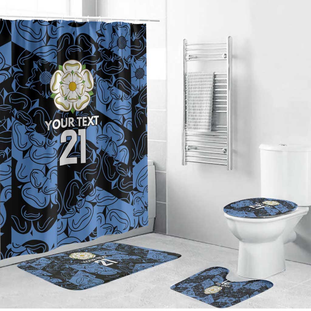 Custom Yorkshire Vikings Heritage Pride Bathroom Set White Rose of Yorkshire - Wonder Print Shop
