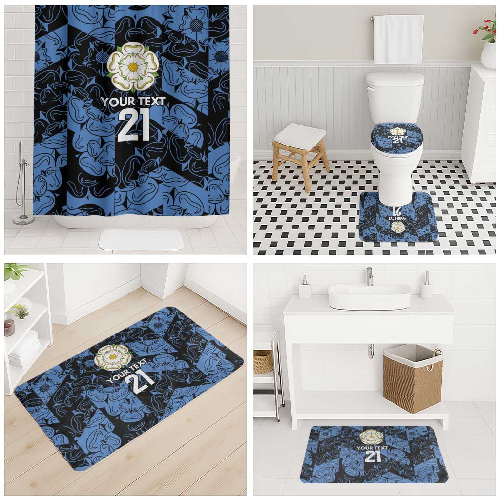 Custom Yorkshire Vikings Heritage Pride Bathroom Set White Rose of Yorkshire - Wonder Print Shop