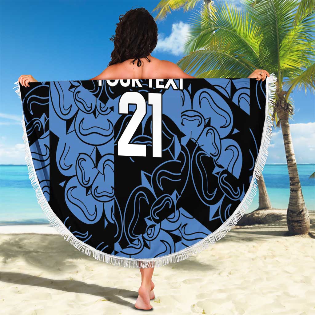 Custom Yorkshire Vikings Heritage Pride Beach Blanket White Rose of Yorkshire - Wonder Print Shop