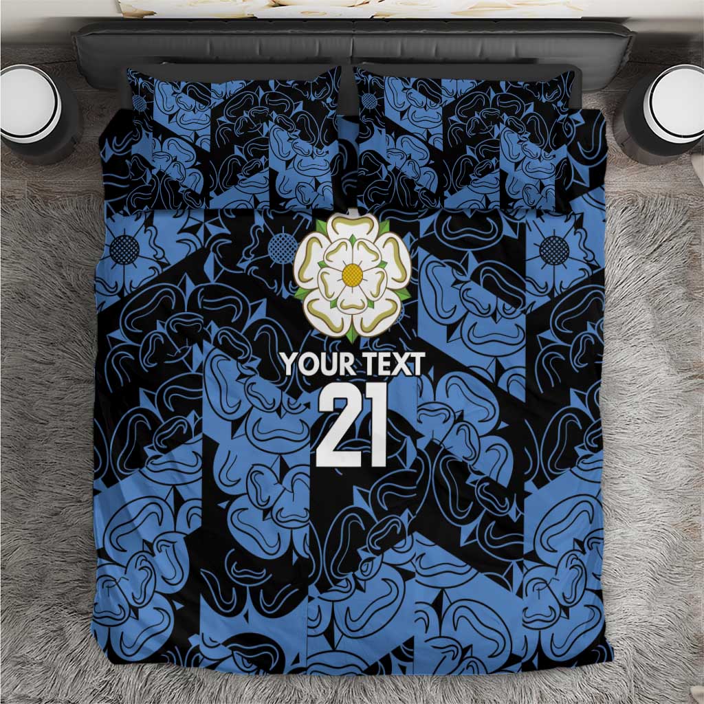 Custom Yorkshire Vikings Heritage Pride Bedding Set White Rose of Yorkshire - Wonder Print Shop