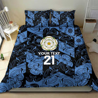 Custom Yorkshire Vikings Heritage Pride Bedding Set White Rose of Yorkshire - Wonder Print Shop