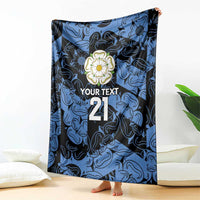 Custom Yorkshire Vikings Heritage Pride Blanket White Rose of Yorkshire - Wonder Print Shop