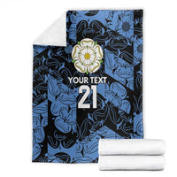 Custom Yorkshire Vikings Heritage Pride Blanket White Rose of Yorkshire - Wonder Print Shop
