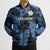 Custom Yorkshire Vikings Heritage Pride Bomber Puffer Jacket White Rose of Yorkshire - Wonder Print Shop