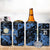 Custom Yorkshire Vikings Heritage Pride 4 in 1 Can Cooler Tumbler White Rose of Yorkshire - Wonder Print Shop