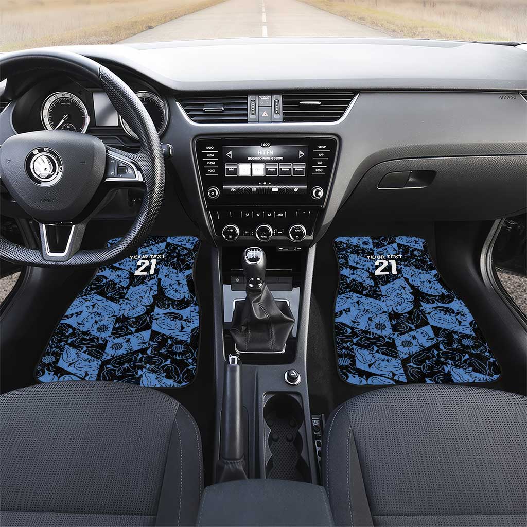Custom Yorkshire Vikings Heritage Pride Car Mats White Rose of Yorkshire - Wonder Print Shop
