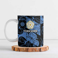 Custom Yorkshire Vikings Heritage Pride Ceramic Mug White Rose of Yorkshire - Wonder Print Shop