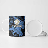 Custom Yorkshire Vikings Heritage Pride Ceramic Mug White Rose of Yorkshire - Wonder Print Shop