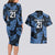 Custom Yorkshire Vikings Heritage Pride Couples Matching Long Sleeve Bodycon Dress and Hawaiian Shirt White Rose of Yorkshire - Wonder Print Shop