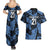 Custom Yorkshire Vikings Heritage Pride Couples Matching Summer Maxi Dress and Hawaiian Shirt White Rose of Yorkshire - Wonder Print Shop