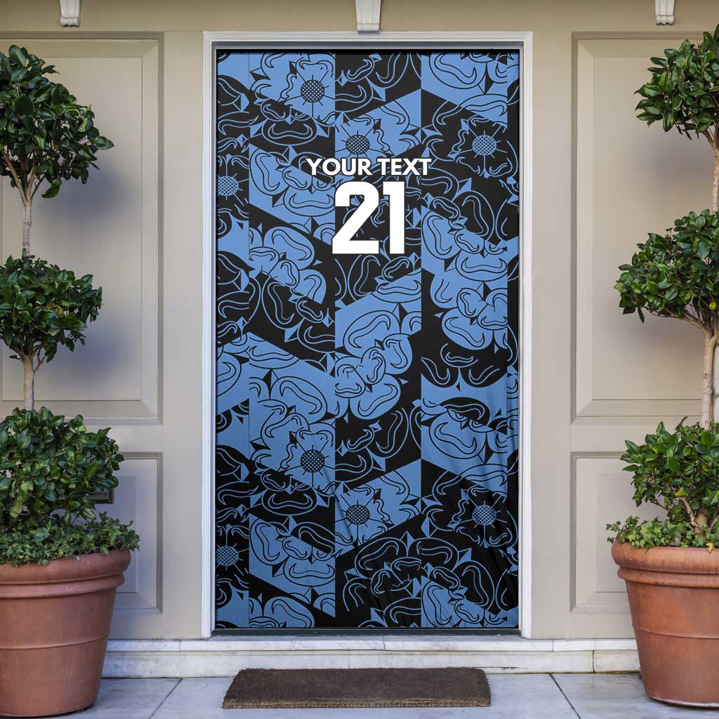 Custom Yorkshire Vikings Heritage Pride Door Cover White Rose of Yorkshire - Wonder Print Shop