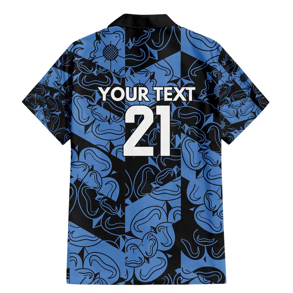 Custom Yorkshire Vikings Heritage Pride Family Matching Mermaid Dress and Hawaiian Shirt White Rose of Yorkshire - Wonder Print Shop