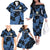 Custom Yorkshire Vikings Heritage Pride Family Matching Off The Shoulder Long Sleeve Dress and Hawaiian Shirt White Rose of Yorkshire - Wonder Print Shop