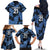 Custom Yorkshire Vikings Heritage Pride Family Matching Off The Shoulder Long Sleeve Dress and Hawaiian Shirt White Rose of Yorkshire - Wonder Print Shop
