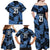 Custom Yorkshire Vikings Heritage Pride Family Matching Off Shoulder Maxi Dress and Hawaiian Shirt White Rose of Yorkshire - Wonder Print Shop