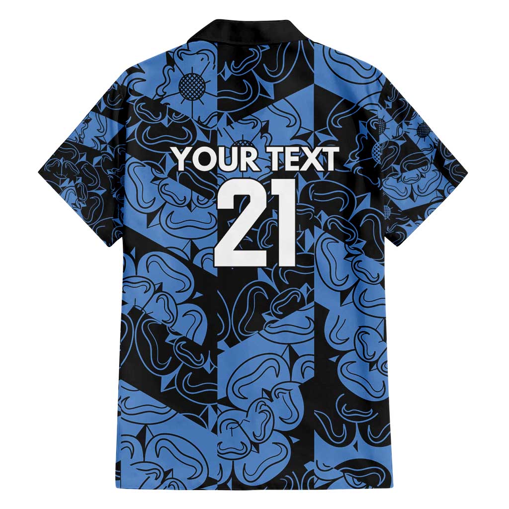 Custom Yorkshire Vikings Heritage Pride Family Matching Summer Maxi Dress and Hawaiian Shirt White Rose of Yorkshire - Wonder Print Shop