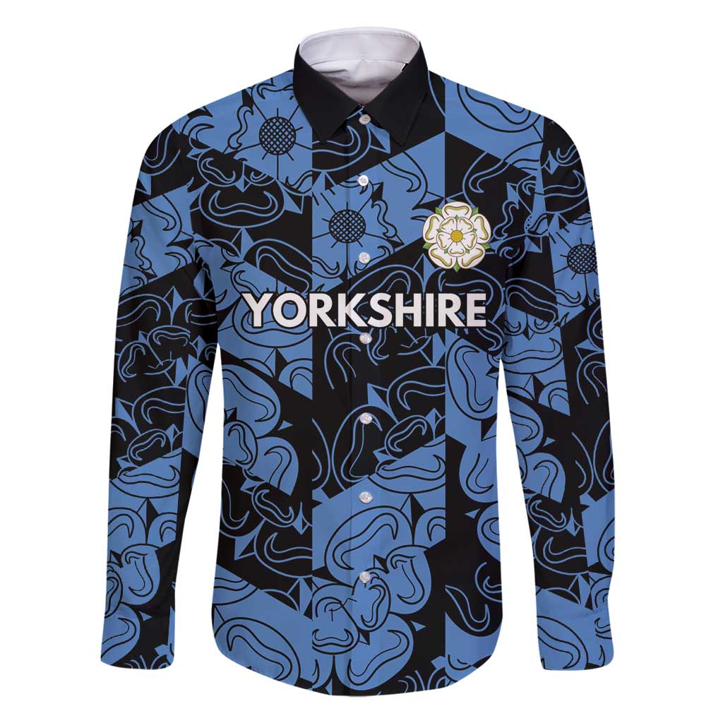 Custom Yorkshire Vikings Heritage Pride Family Matching Summer Maxi Dress and Hawaiian Shirt White Rose of Yorkshire - Wonder Print Shop