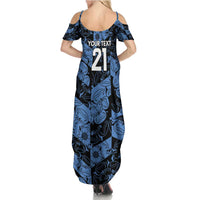 Custom Yorkshire Vikings Heritage Pride Family Matching Summer Maxi Dress and Hawaiian Shirt White Rose of Yorkshire - Wonder Print Shop