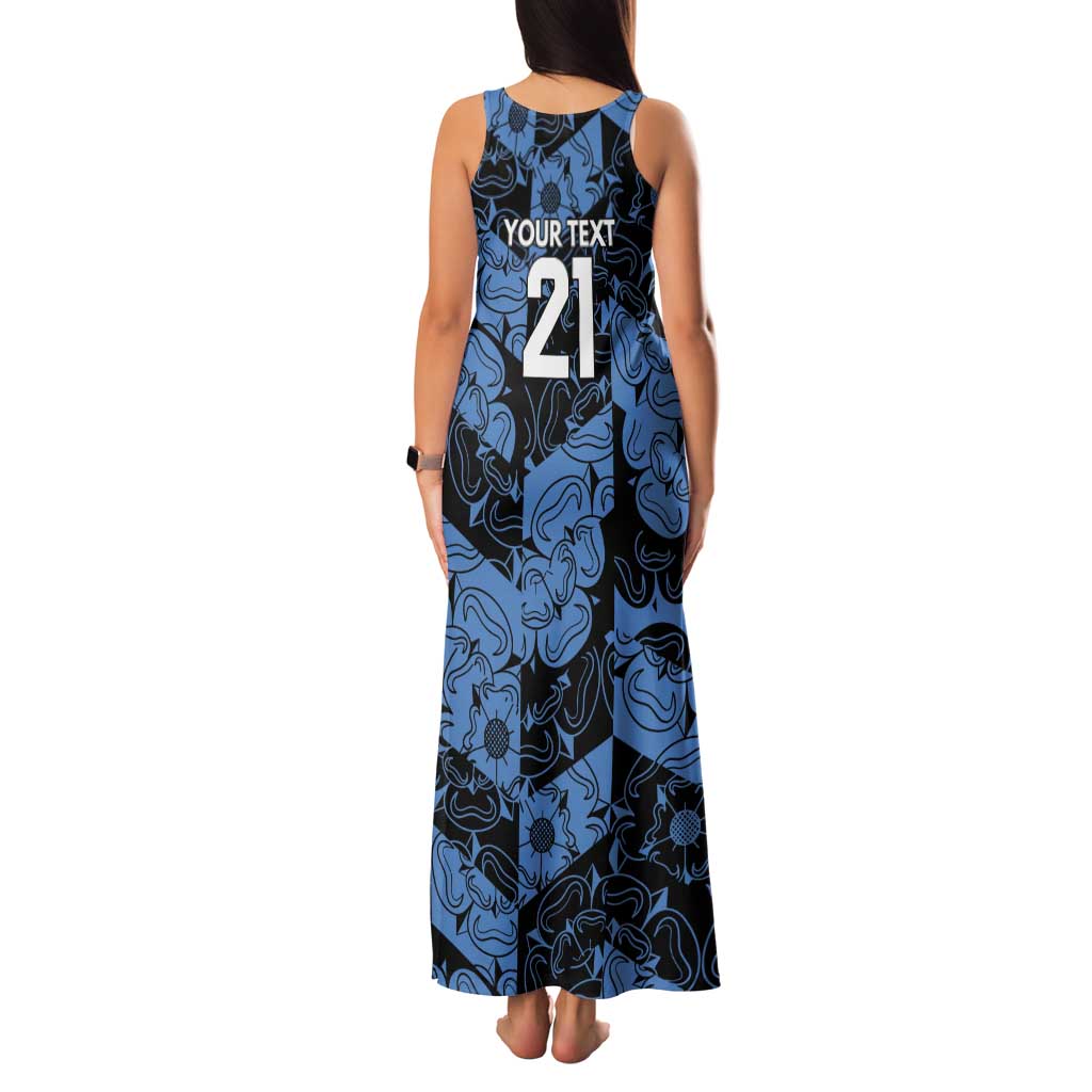 Custom Yorkshire Vikings Heritage Pride Family Matching Tank Maxi Dress and Hawaiian Shirt White Rose of Yorkshire - Wonder Print Shop