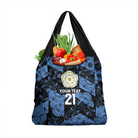 Custom Yorkshire Vikings Heritage Pride Grocery Bag White Rose of Yorkshire - Wonder Print Shop
