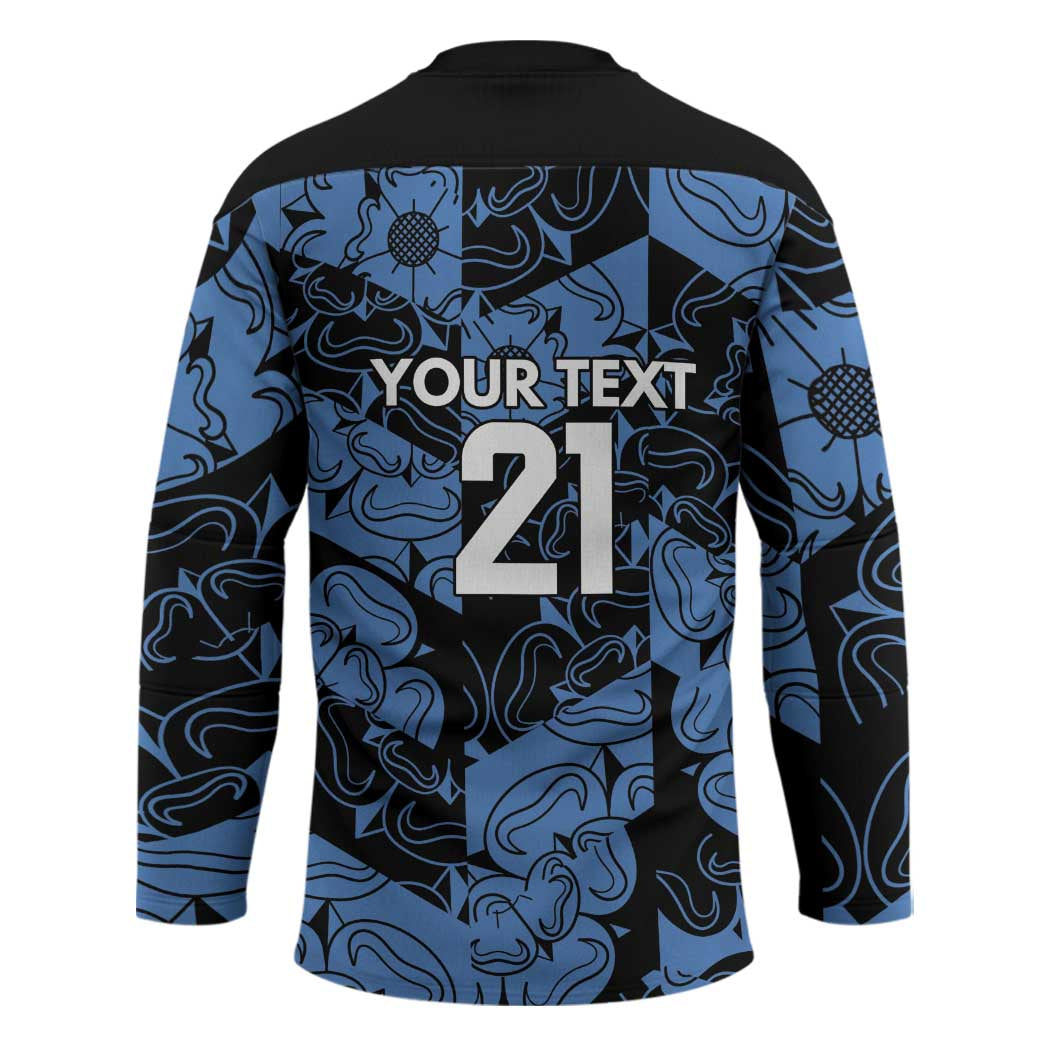 Custom Yorkshire Vikings Heritage Pride Hockey Jersey White Rose of Yorkshire - Wonder Print Shop